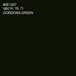 #0E1207 - Gordons Green Color Image